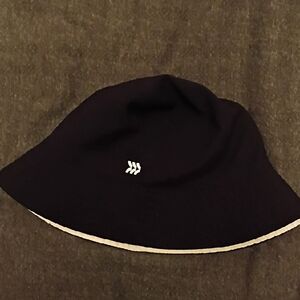 Target Navy Bucket Hat with White Trim